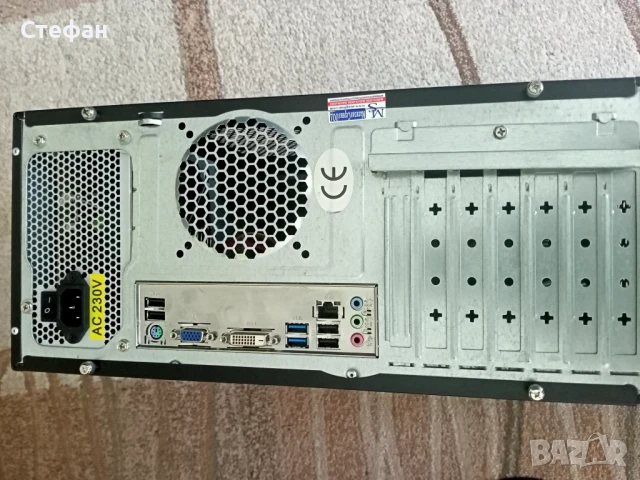 Компютър Intel i3-3220 3.3GHz/8GB RAM/120GB SSD/500GB HDD, снимка 2 - Работни компютри - 45927105