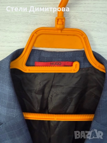 Мъжко Сако HUGO BOSS EU94-размер М, снимка 11 - Сака - 52934817