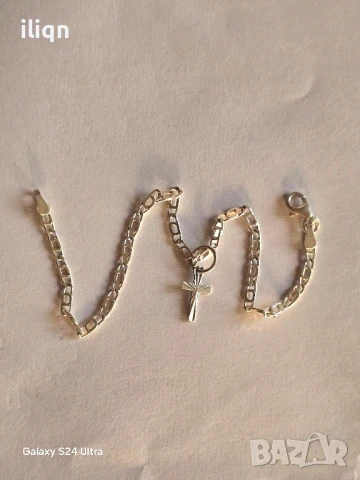 Сребърна гривна. 19см. Цена 22,99лв. За Севлиево безплатна доставка.