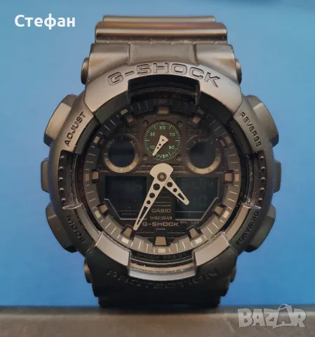 ХИТ ЦЕНА Часовник Casio G-shock GA-100MB, снимка 1 - Мъжки - 48347096