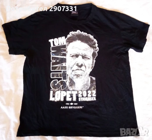 Тениска Tom Waits. Tour 2022, снимка 1