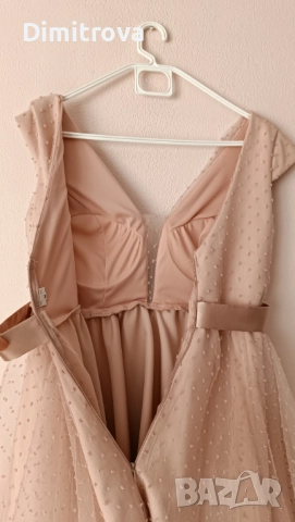 Разкошна официална рокля Naomi от тюл, снимка 3 - Рокли - 51701326