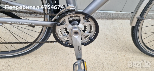 Алуминиев велосипед Gudereit колело 28", снимка 3 - Велосипеди - 53705856