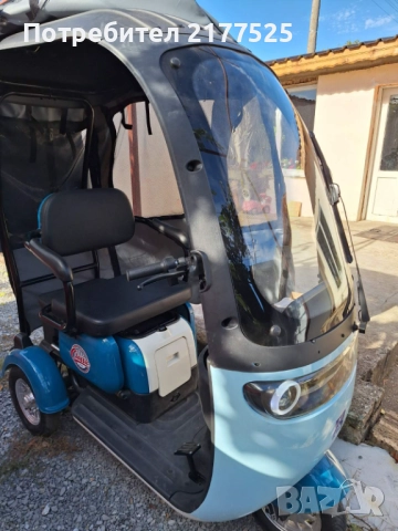 Електрическа триколка с покрив, снимка 4 - Мотоциклети и мототехника - 51990090