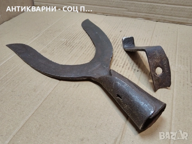 Стар Кован Земеделски Инструмент. / НОМЕР 1569., снимка 3 - Антикварни и старинни предмети - 53661509