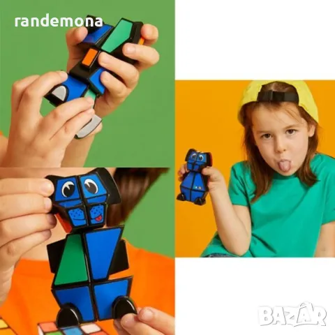 Логически пъзел куб на Рубик Spin Master Rubik Junior Кубче Куче

, снимка 3 - Образователни игри - 46864522