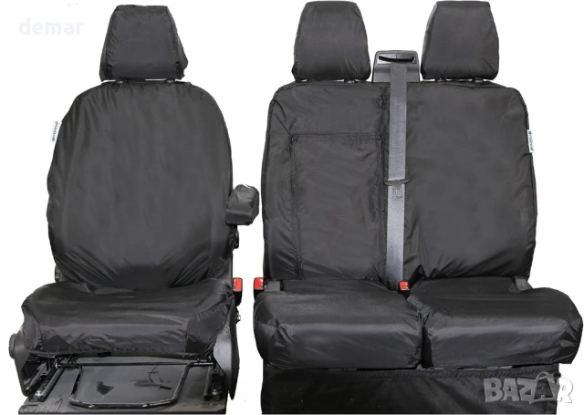 Комплект водоустойчиви калъфи за седалки за Ford Transit Mk 8 - 2014 г. нататък