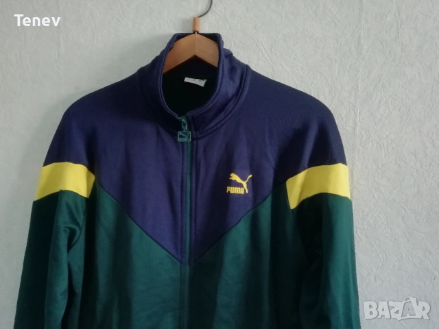 Puma Iconic MCS Ново Оригинално мъжко горнище размер L Green, снимка 4 - Спортни дрехи, екипи - 52897170