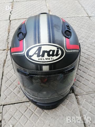 Мото каска Arai rebel trophy Red, XL, 62см, Made in Japan, Pinlock , снимка 1 - Други спортове - 45713565