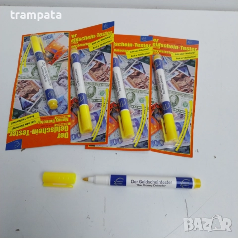 НАЙ ДОБРАТА ОФЕРТА Маркер / Тестер за проверка на фалшиви евро банкноти 