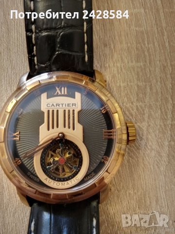 Cartier луксозен часовник , снимка 1 - Мъжки - 46731008