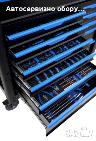 Професионален шкаф с инструменти STAHLMAYER JUMBO XXL – 501 части, снимка 5 - Други инструменти - 51624655