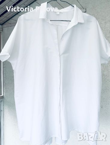Бяла риза/блуза COS Швеция, снимка 3 - Ризи - 41429651