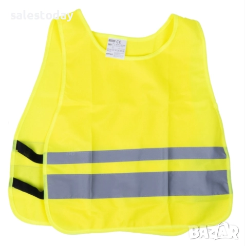Детска светлоотразителна жилетка, предупредителна жилетка,4-12г., снимка 2 - Други - 52141344
