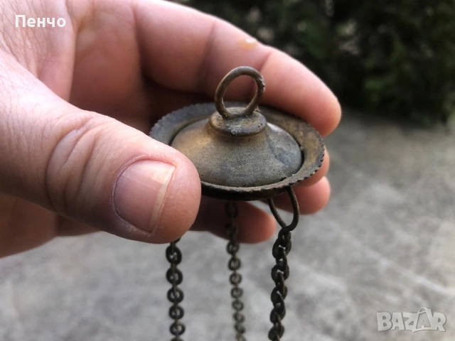 старо възрожденско кандило, снимка 5 - Антикварни и старинни предмети - 51146232