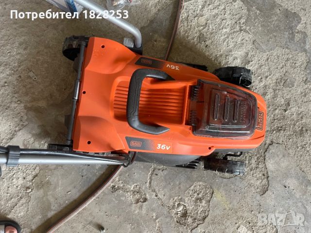 Black and decker косачка акумулаторна, снимка 4 - Градинска техника - 46361837