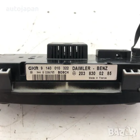 Управление климатик Mercedes W203 C-class C180 2038300285, снимка 3 - Части - 49449892