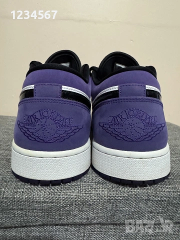 JordanAir Jordan 1 Low 'Court Purple', снимка 3 - Маратонки - 54184729