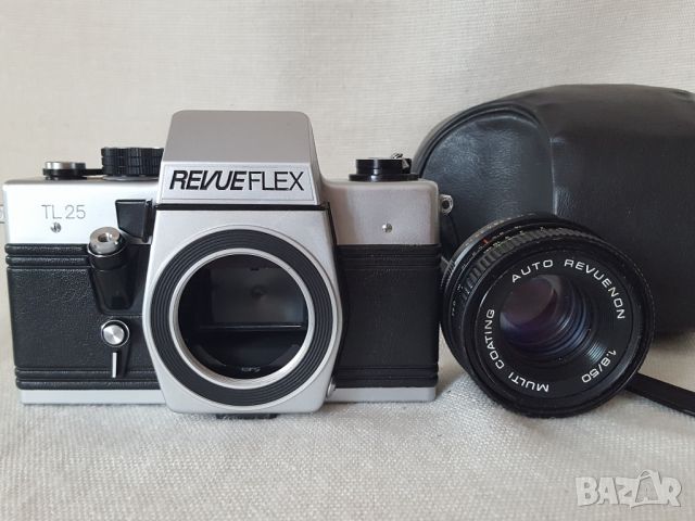 Revueflex TL 25/Praktica MTL-5/+ Revuenon (Pentacon) 50/1.8 , снимка 9 - Фотоапарати - 45385297