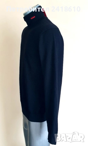 Hugo Boss HUGO Wool Knit Turtleneck Mens Size M НОВО! ОРИГИНАЛ! Мъжко Вълнено Поло!, снимка 10 - Пуловери - 53579065