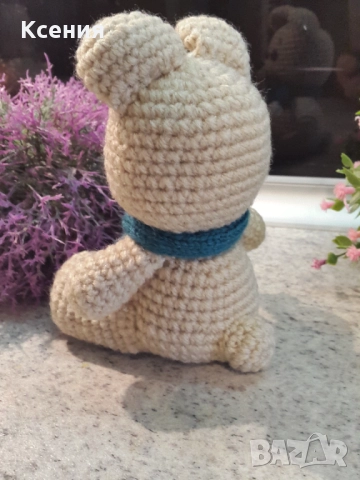 Плетена играчка Мече, снимка 3 - Плюшени играчки - 52515477