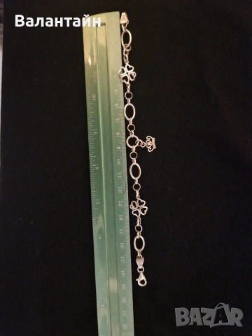 Сребърна гривна , снимка 2 - Гривни - 53931193