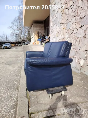Диван#естествена кожа , снимка 3 - Дивани и мека мебел - 49299741