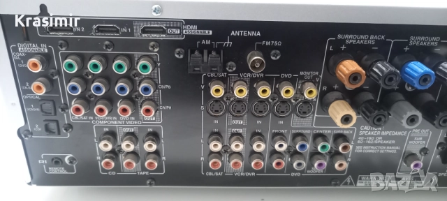 Onkyo TX-SR505E AV ресивър 7.1 – 7x130W RMS + дистанционно, снимка 7 - Ресийвъри, усилватели, смесителни пултове - 51801296