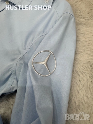 Мъжка риза MERCEDES. Размер S, снимка 3 - Ризи - 54071925