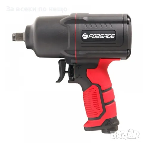 Пневматичен гайковерт с къс шпиндел 1450 Nм 1/2" с вложки и куфар Forsage