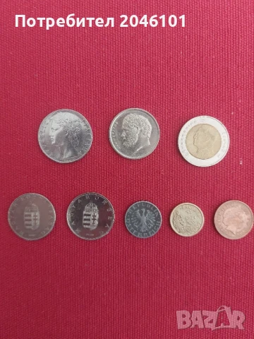 Лот монети от цял свят , снимка 2 - Нумизматика и бонистика - 50457060
