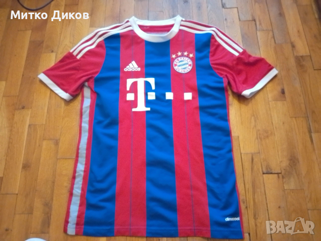 Байерн Мюнхен футболна тениска маркова на Адидас 2014-2015г размер С или 176см
