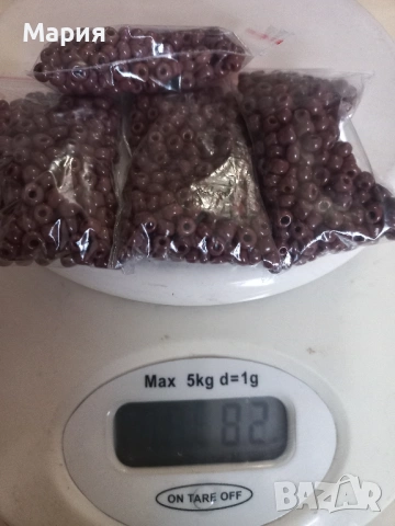 Мъниста кафяви и златисти, нанизи хематит , снимка 3 - Колиета, медальони, синджири - 53288277