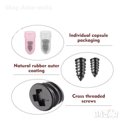 Комплект за ремонт на спукани гуми Automat-винтове за вулканизация, 31бр, снимка 3 - Аксесоари и консумативи - 53419278