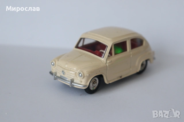 DINKY TOYS FIAT 600 КОЛИЧКА МОДЕЛ, снимка 3 - Колекции - 53110609