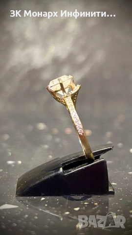 Златен пръстен 14К /585/, снимка 6 - Пръстени - 53725938