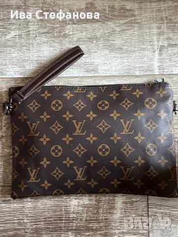 Уникална нова чанта плик клъч  Louis Vuitton LV , снимка 3 - Чанти - 47320117