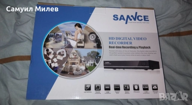 Продавам: SANNCE HD DVR система за видеонаблюдение, снимка 5 - Друга електроника - 54255529