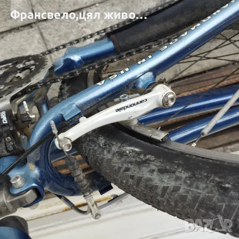 26 цола алуминиев велосипед колело размер 44 Cannondale , снимка 6 - Велосипеди - 47150316