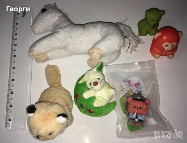 Лот плюшени и гумени животни за деца от Италия., снимка 2 - Плюшени играчки - 52950668
