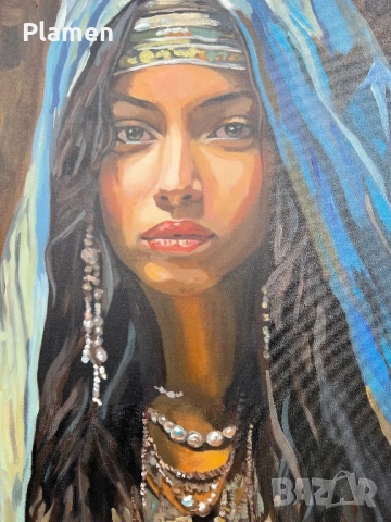 КАРТИНА МАСЛО НА ПЛАТНО ДИАН ПЕТРОВ 2025 Г., снимка 4 - Картини - 54155283