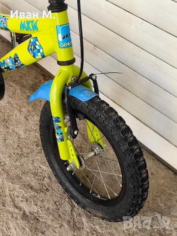 Детски алуминиев велосипед 14 цола Genesis , снимка 8 - Велосипеди - 53873864