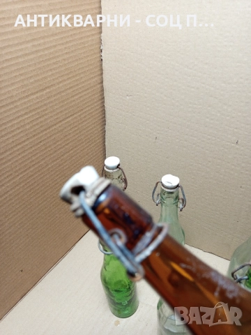 Стари Стъклени Шишета От Соца., снимка 13 - Антикварни и старинни предмети - 51571038