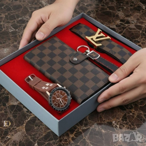 подаръчни комплекти tommy hilfiger louis vuitton gucci , снимка 3 - Подаръци за мъже - 51708644