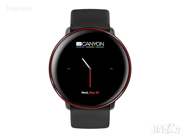 НОВ Смартчасовник черен Smartwatch Canyon Marzipan SW-75 CNS-SW75, снимка 8 - Смарт гривни - 45203209