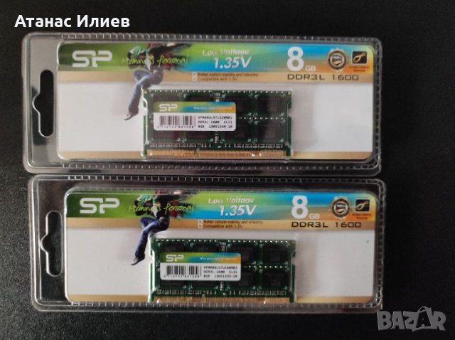 Рам памет за лаптоп 8GB - DDR3 - SP 8GB - скорост 1600MHz/ 1,35V, снимка 4 - RAM памет - 45332948