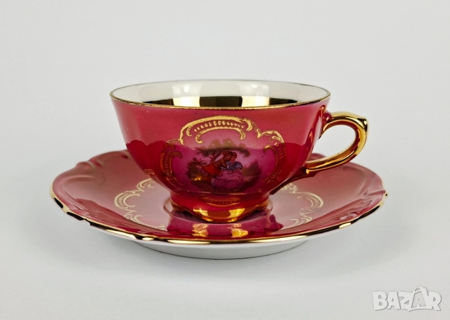 Сервиз за кафе за 5 човека - Tirschenreuth, 40-те години, снимка 3 - Сервизи - 50197388