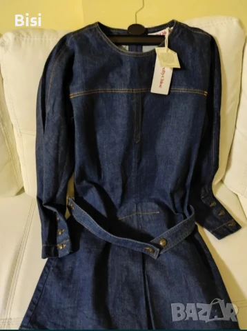 Chloe дънкова рокля,оригинална, снимка 5 - Рокли - 50491763