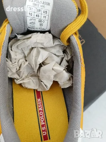 Обувки US POLO Nobil006 Sneakers Yellow M, снимка 2 - Маратонки - 48023646