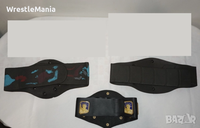Кеч Титли Wrestling Belts Tag Team Champions/United States Champion/Hardcore Championship, снимка 2 - Колекции - 51855977